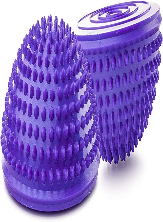 IRIS Foot Massage Balance Pods - 16cm / 6.5in Spiky Half Balls for Yoga, Pilates, Gym & Fitness Training, Anti-Slip Massage Exercise Balls for Stability & Reflexology - Image 5